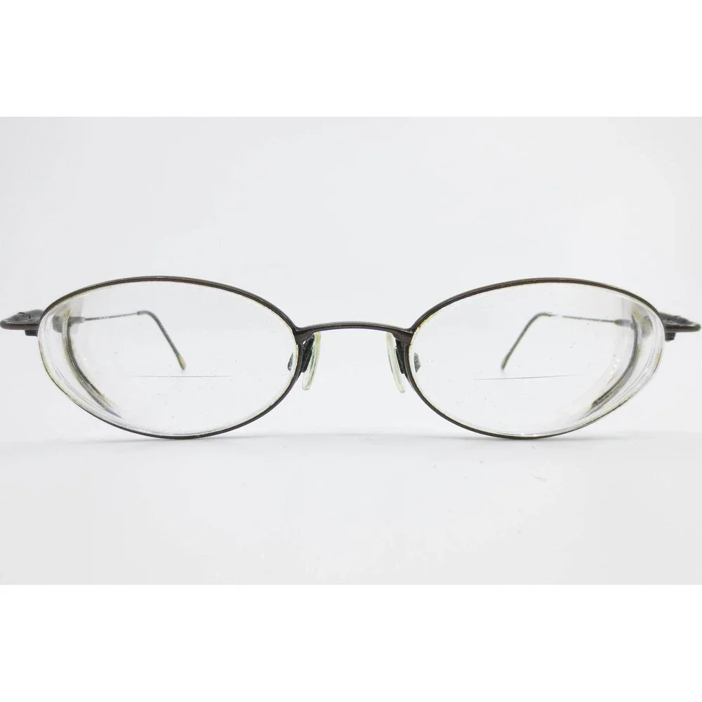 Sakura 151 Eyeglasses Brown Oval Metal Frames 49-19-140 Eyewear Demo Lenses